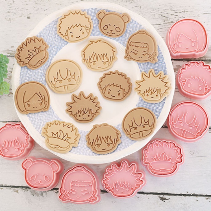 8pcs Jujutsu Kaisen Cake Cooki - Baking Kitchen For Kids avis et prix