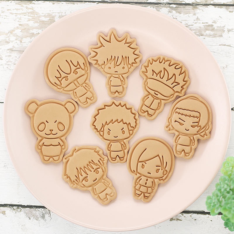 8pcs Jujutsu Kaisen Cake Cooki - Baking Kitchen For Kids avis et prix