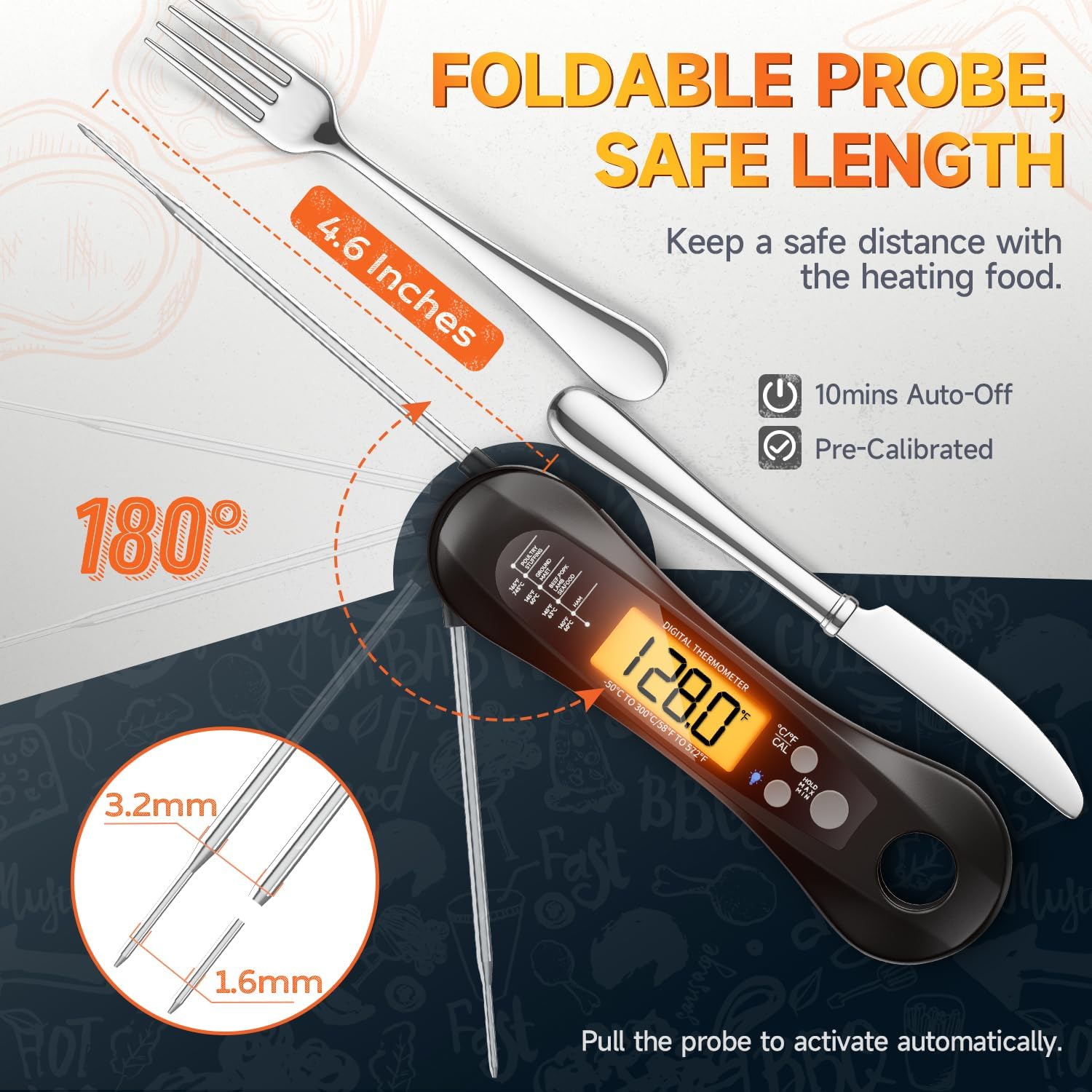 Digital Meat Thermometer Water - Kitchen Baking Utensil avis et prix
