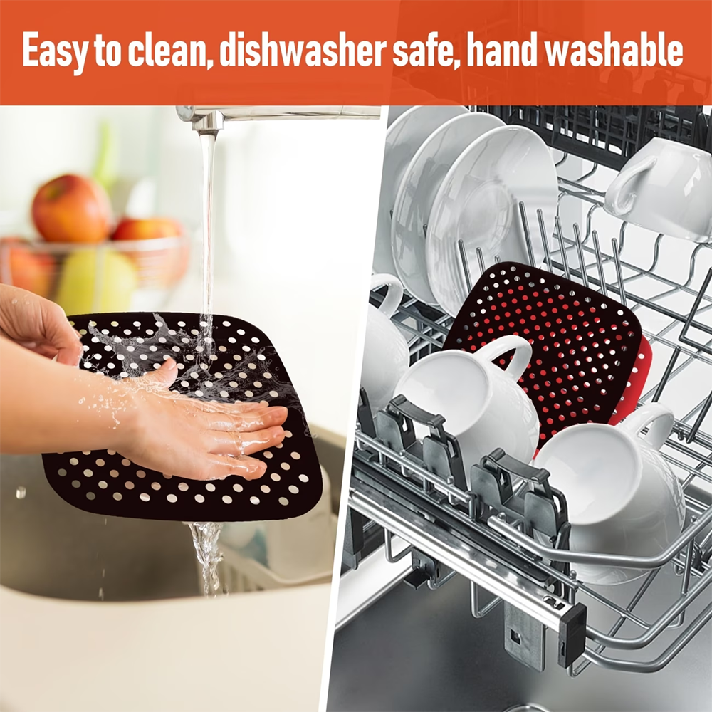 Reusable Air Fryer Pad, Silico - Kitchen Baking Utensil avis et prix