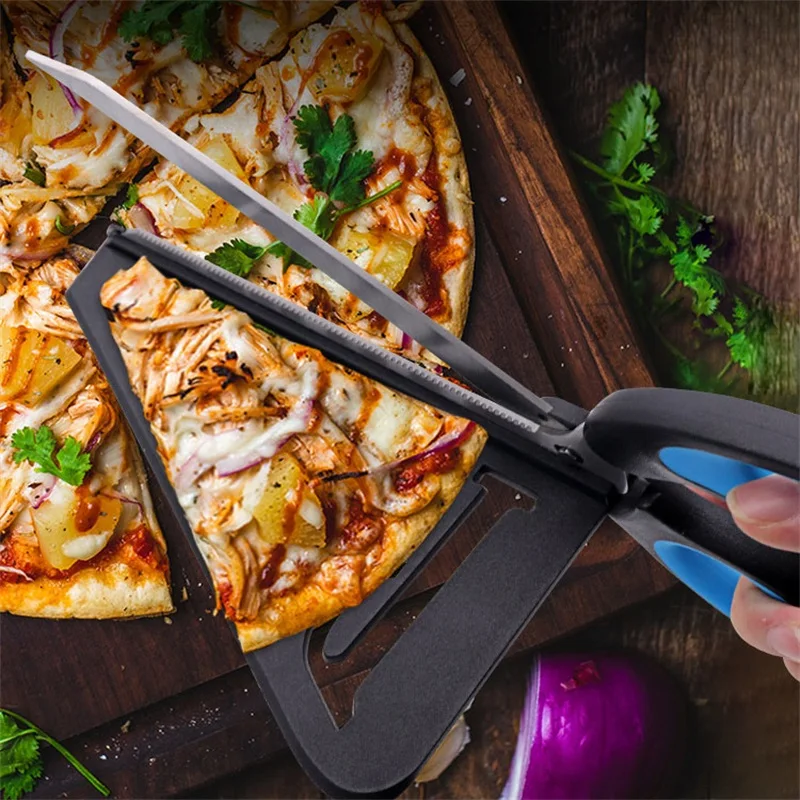 Pizza Scissors With Server Tra - Kitchen Shears In Baking avis et prix