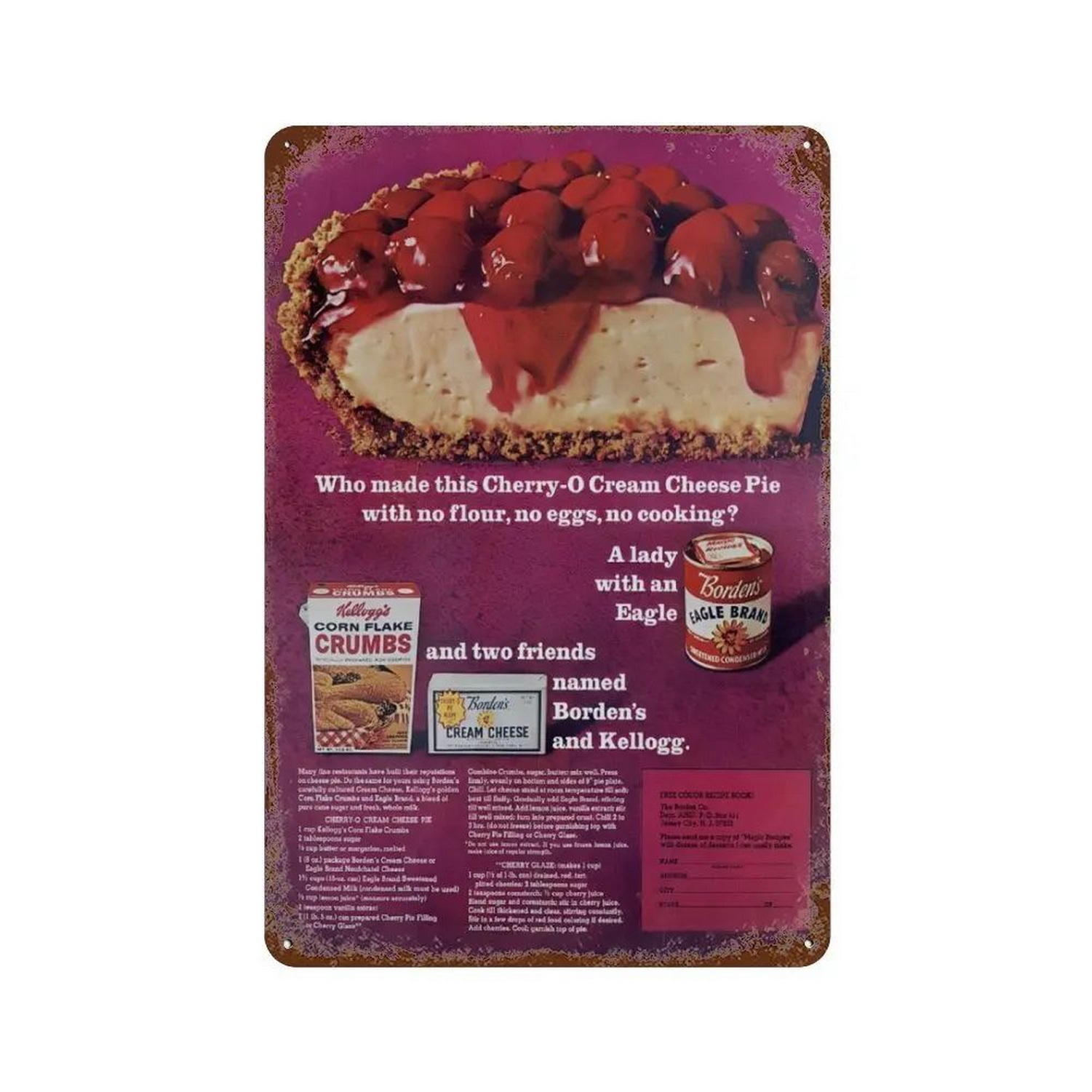HD Tin Sign Vintage Bakery Des - Kitchen Set Bakery avis et prix