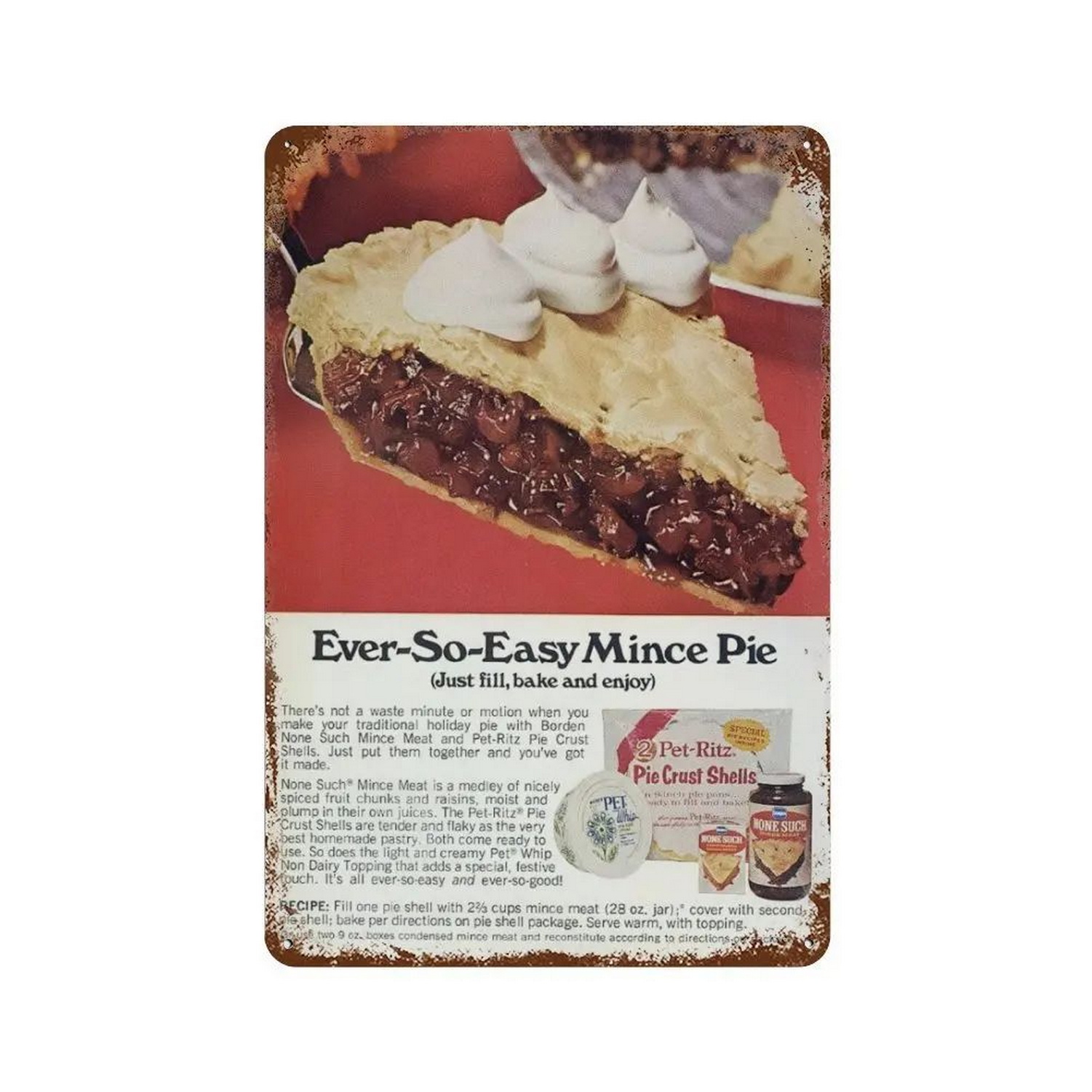 HD Tin Sign Vintage Bakery Des - Kitchen Set Bakery avis et prix