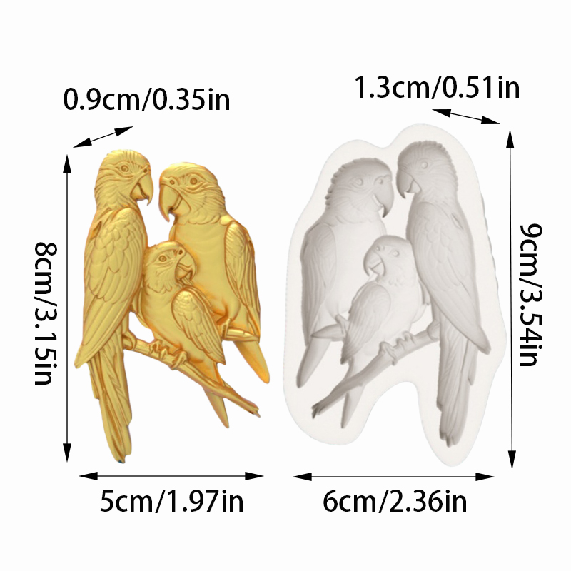 Macaw Family Silicone Baking M - Silicone Cake Mold avis et prix