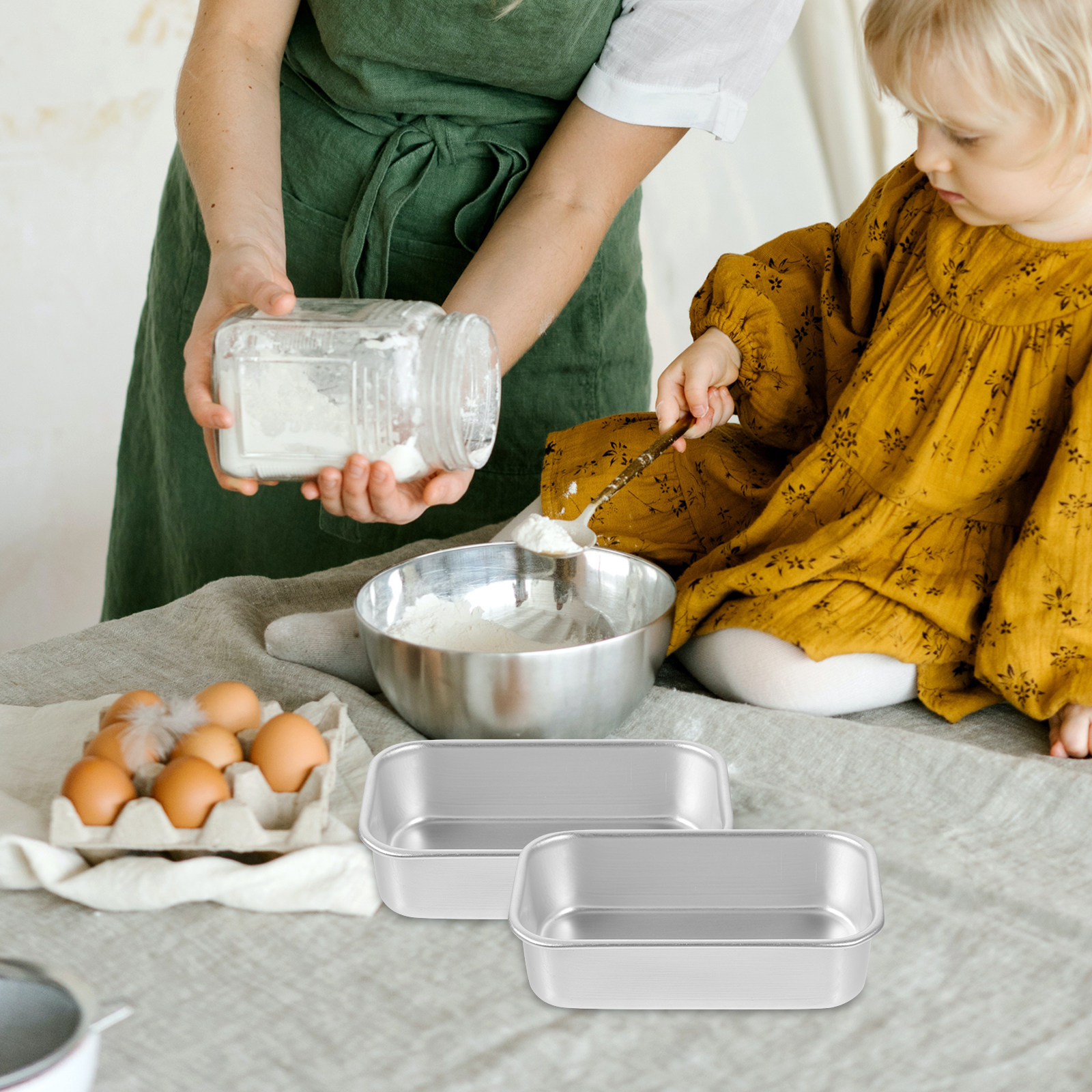 6pcs Square Cake Mold Baking T - Kitchen Baking Supplies avis et prix