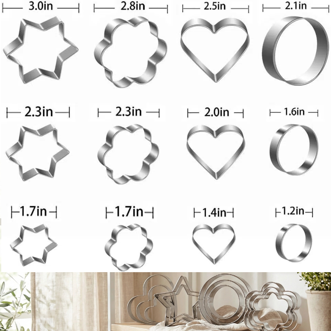 12Pcs / 20Pcs Stainless steel  - Cookie Cutter Set avis et prix
