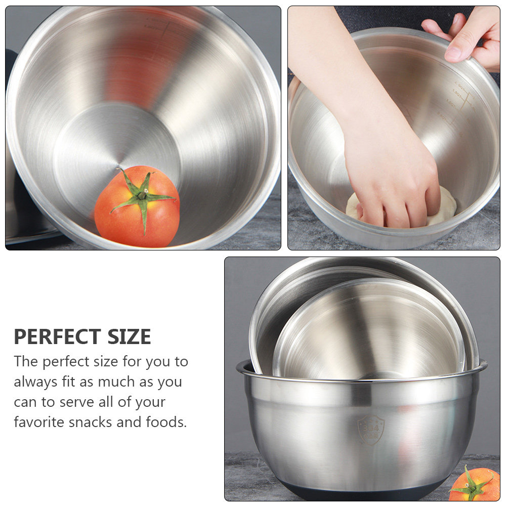 1Pcs Stainless Steel Mixing Bo - Kitchen Baking Bowls avis et prix
