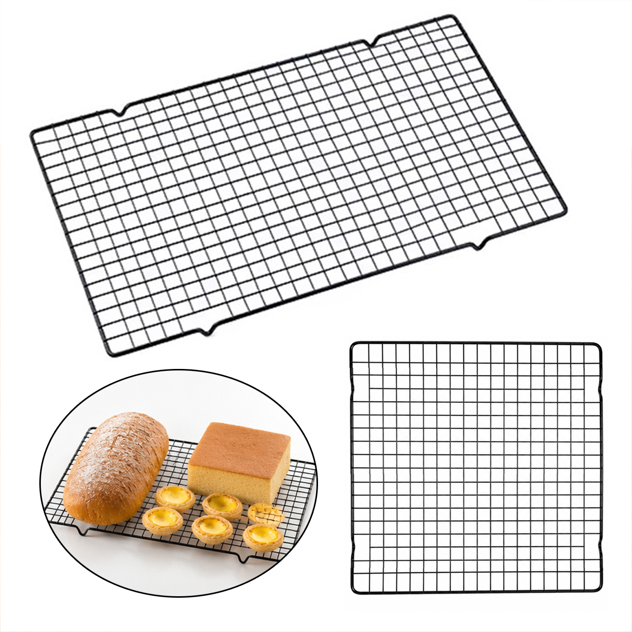 1/2pcs Cake Cooling Rack Small - Kitchen Baking Oven avis et prix
