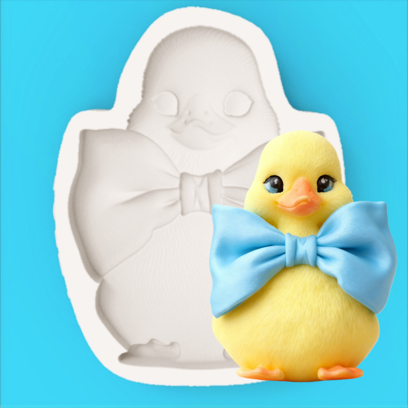 Duckling Mold with Bow Tie, Cu - Silicone Cake Mold avis et prix