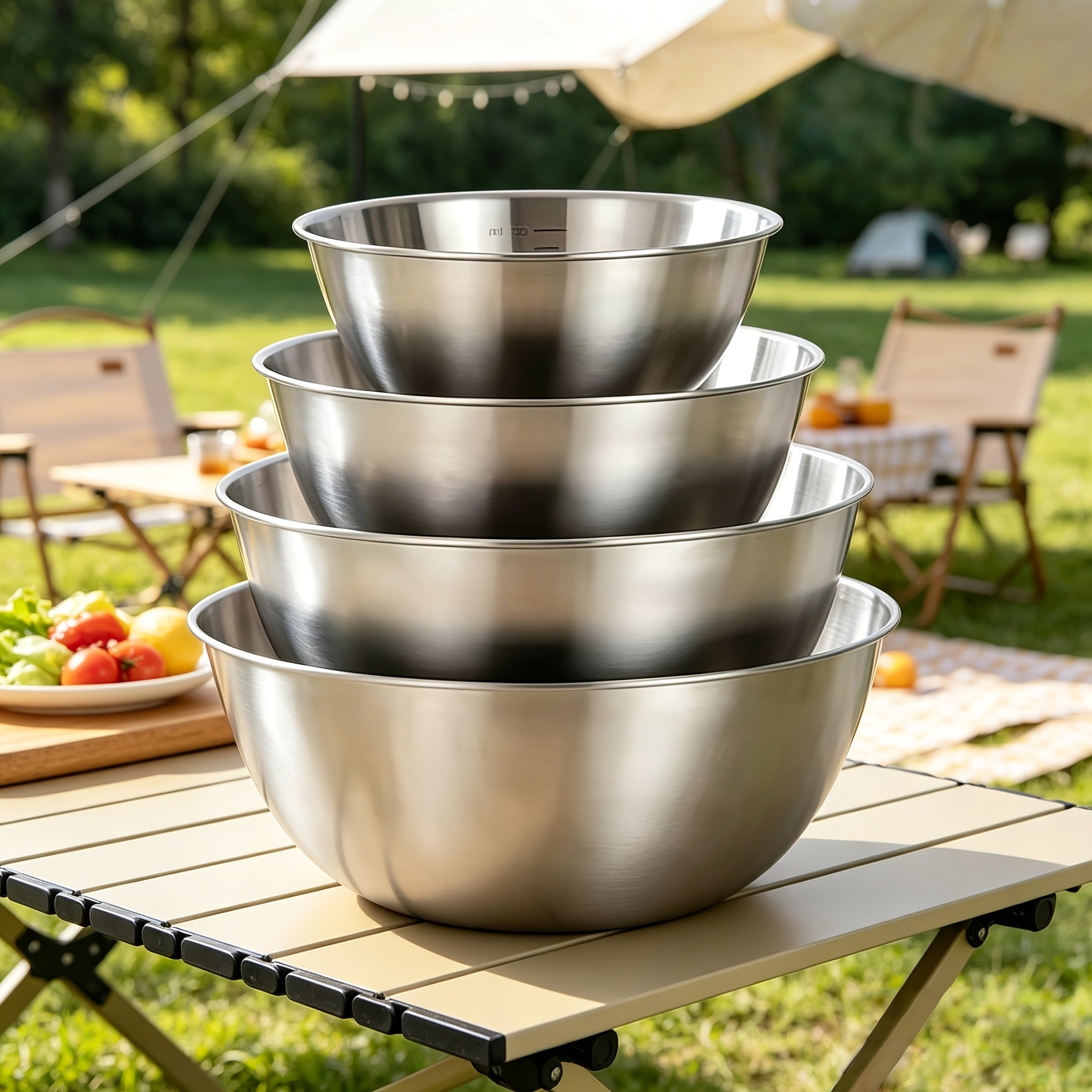 4Pcs, 17/20/23/25cm Multifunct - Kitchen Baking Bowls avis et prix