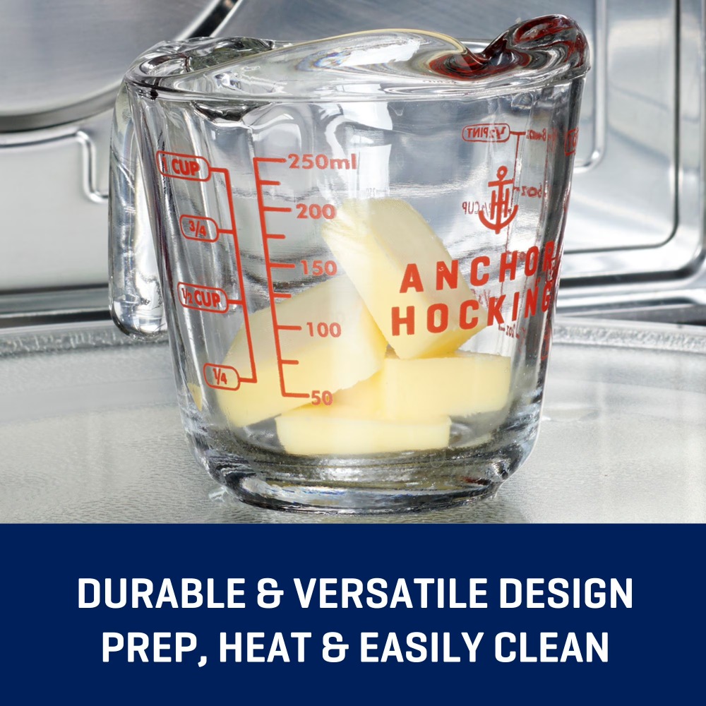2-Pack Glass Measuring Cups Se - Kitchen Glass Baking Set avis et prix