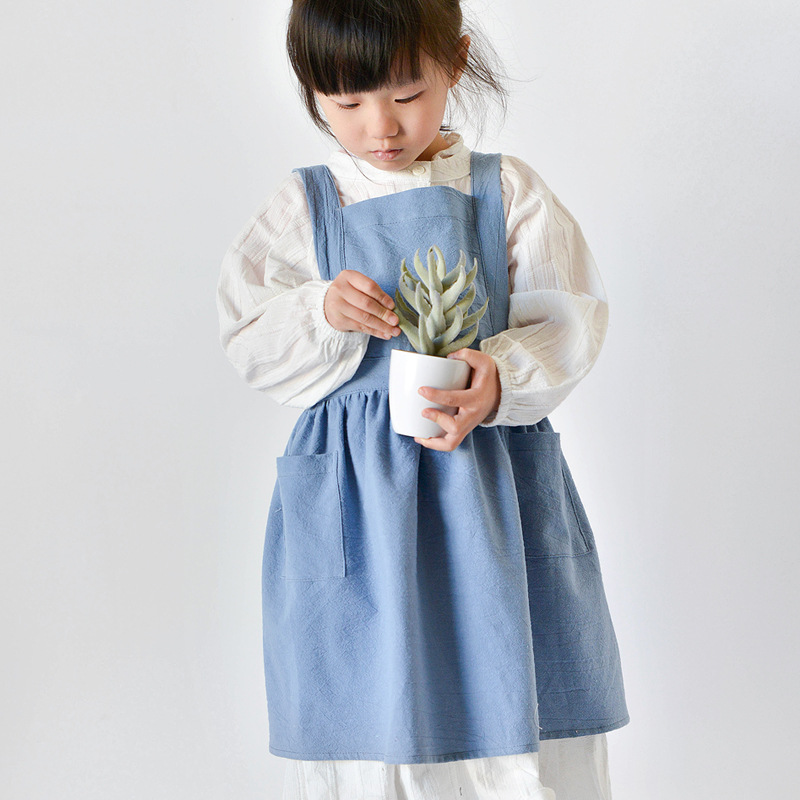 Kids Cotton Apron Dress Parent - Baking Kitchen For Kids avis et prix