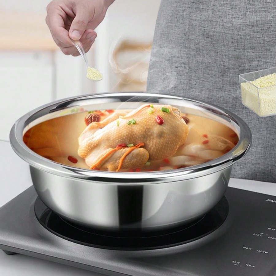 Stainless Steel Round Kitchen  - Kitchen Baking Bowls avis et prix