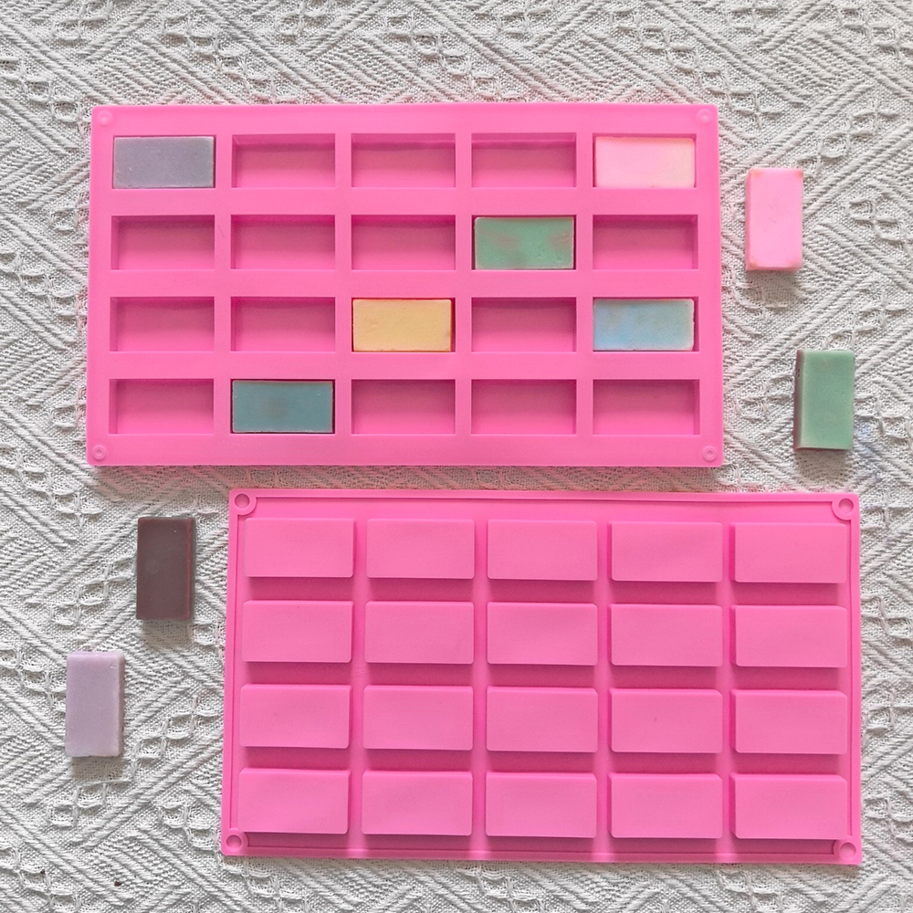 1pc 20 cavity rectangular sili - Silicone Cake Mold avis et prix