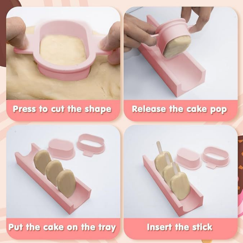 Cake Pop Mold Set with Tray No - Kitchen Baking Supplies avis et prix