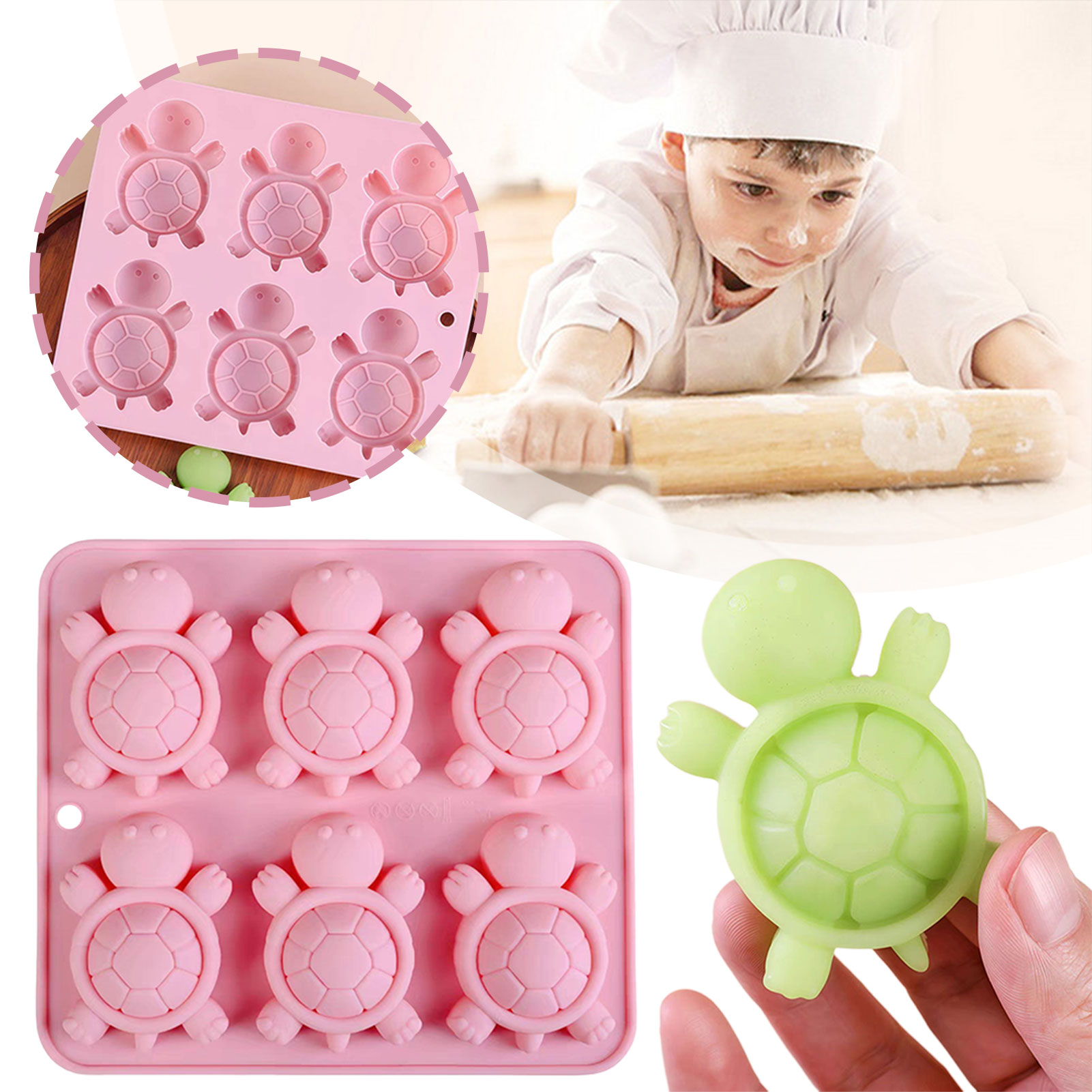 Turtles Ice Tray 3D Tortoises  - Kitchen Baking Supplies avis et prix