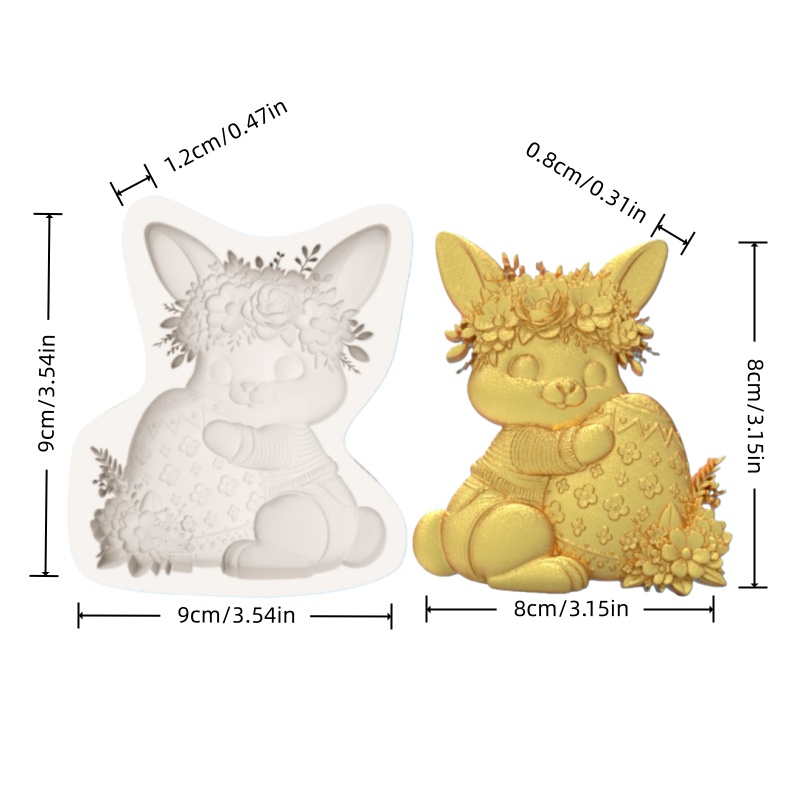 Easter Wreath Bunny Silicone B - Silicone Cake Mold avis et prix