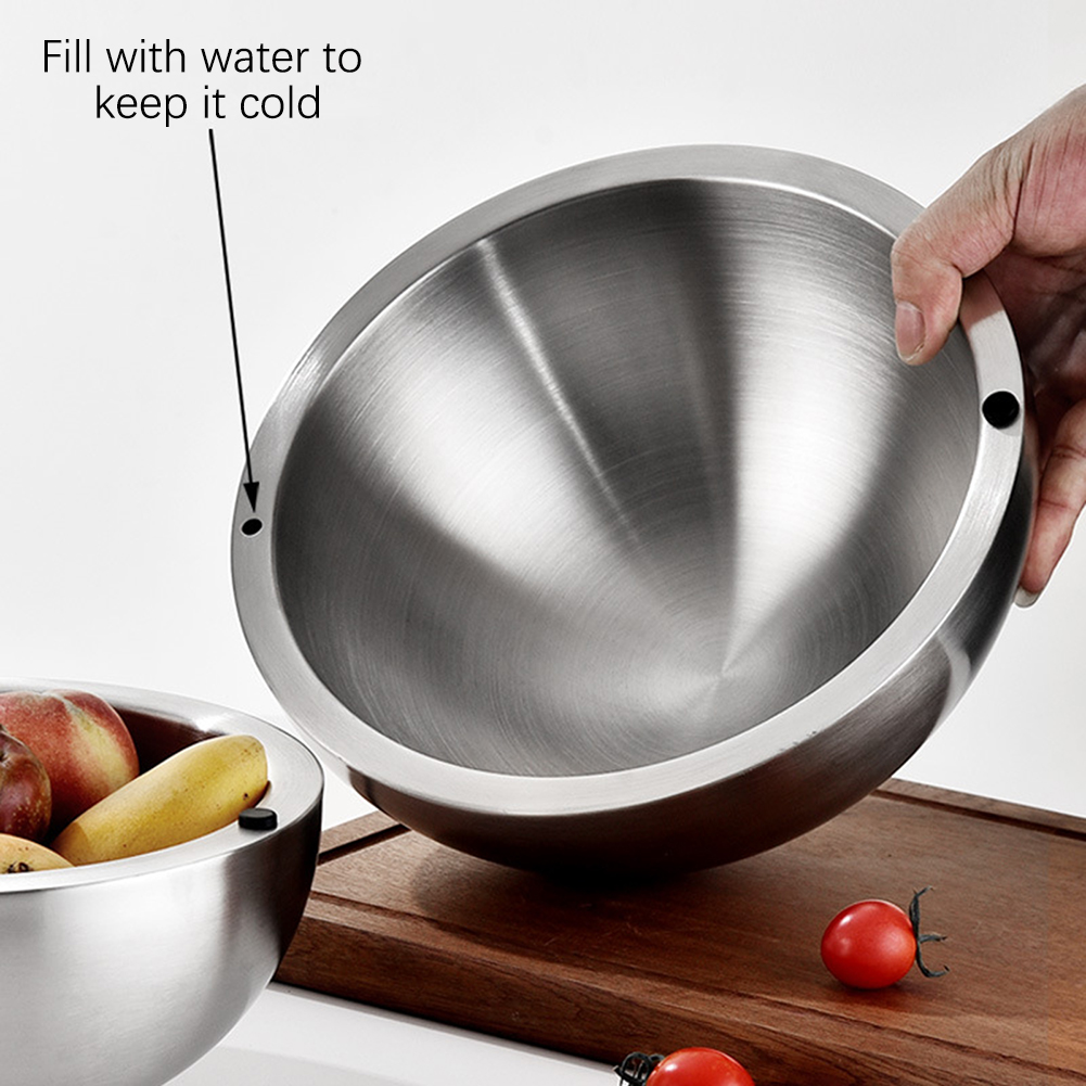 304 Thickened Salad Mixing Bow - Kitchen Baking Bowls avis et prix