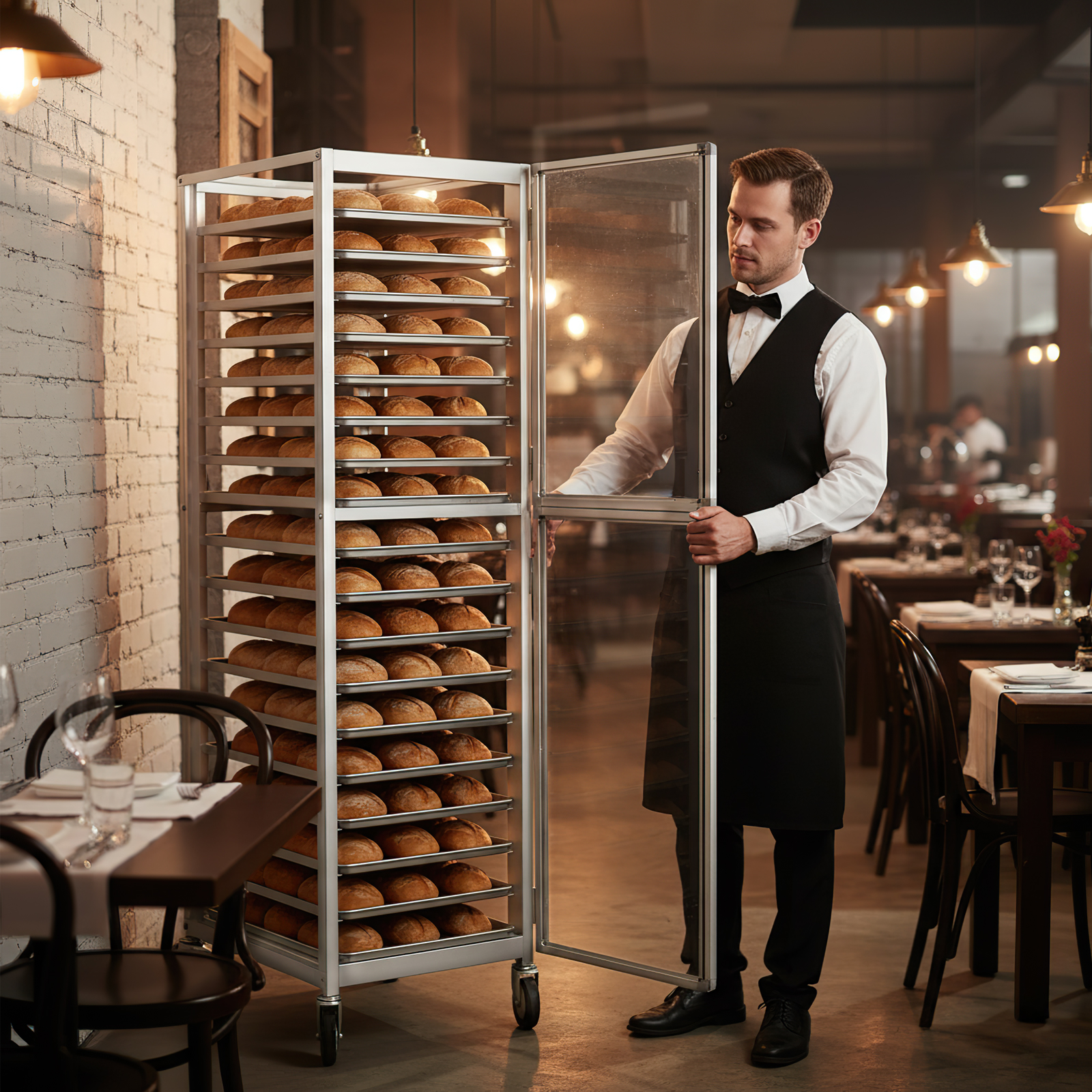 18 Tiers Bun Rack with Wheels  - Kitchen Baking Cart avis et prix