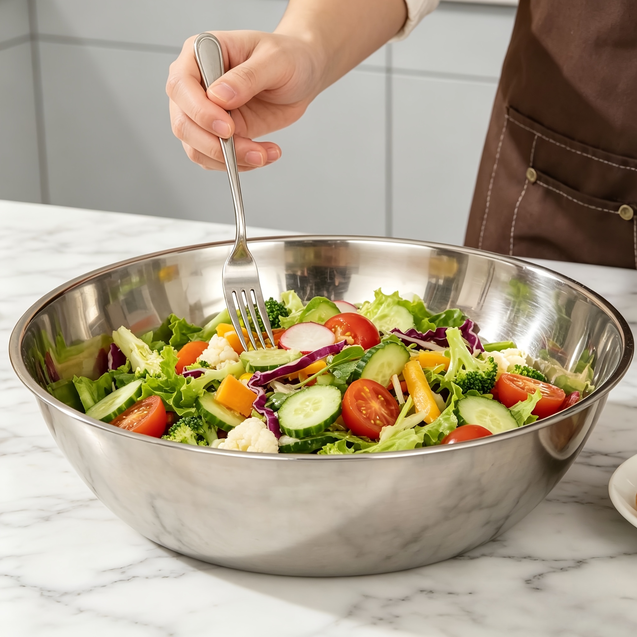 1Pcs, 32cm Stainless Steel Mix - Kitchen Baking Bowls avis et prix
