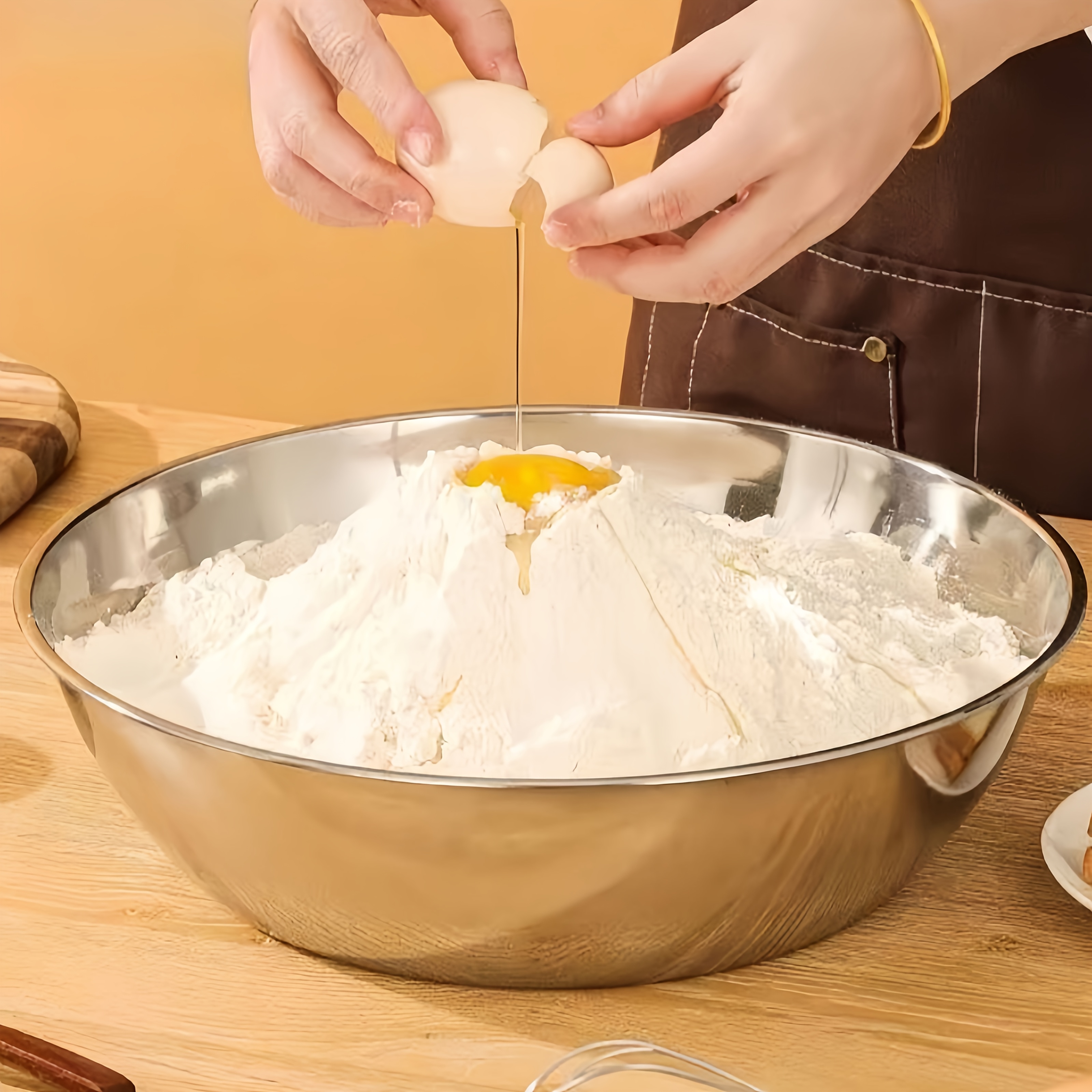 1Pcs, 32cm Stainless Steel Mix - Kitchen Baking Bowls avis et prix