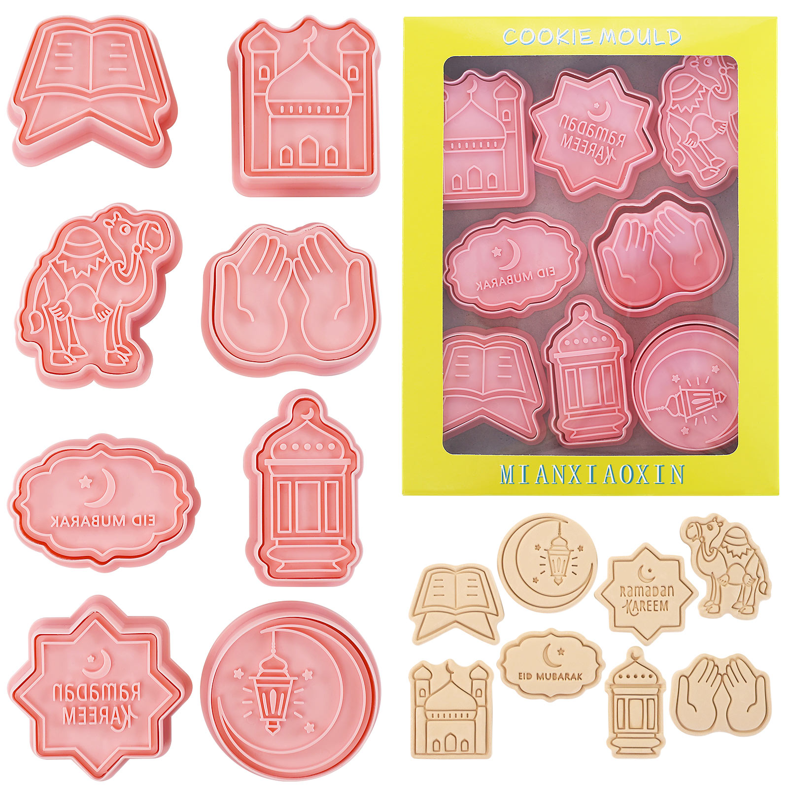 8 Pcs Eid Mubarak Cookie Cutte - Cookie Cutter Set avis et prix