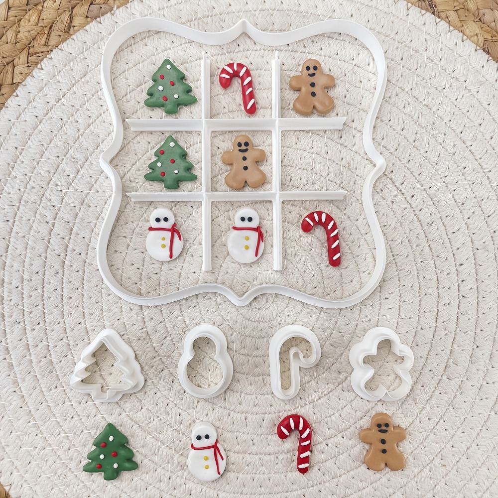 6Pcs Christmas Tic Tac Toe Coo - Cookie Cutter Set avis et prix