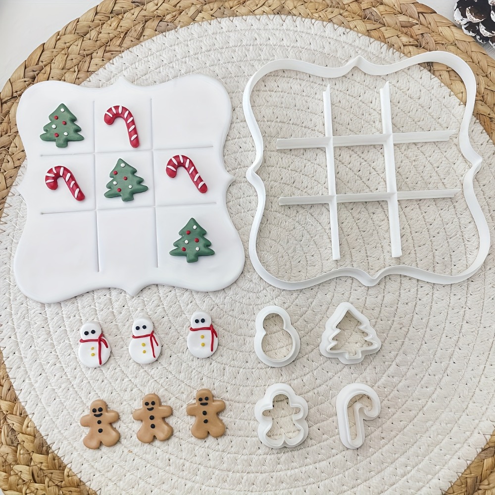 6Pcs Christmas Tic Tac Toe Coo - Cookie Cutter Set avis et prix