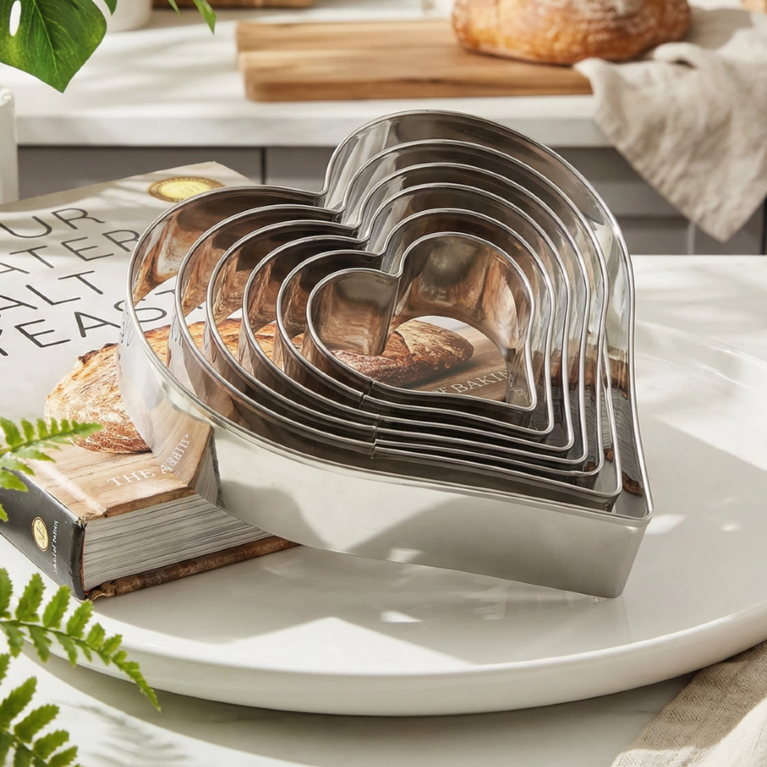 Stainless Steel Heart Cookie C - Cookie Cutter Set avis et prix