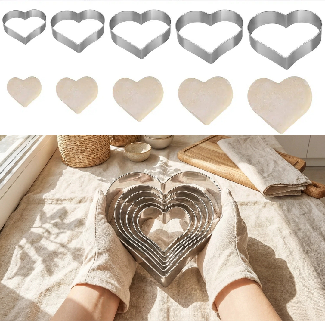 Stainless Steel Heart Cookie C - Cookie Cutter Set avis et prix
