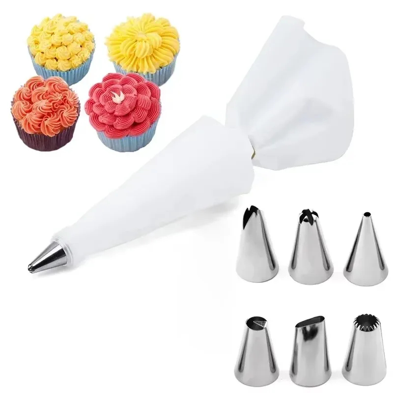 1-6Sets Pastry Bag And Stainle - Kitchen Set Bakery avis et prix