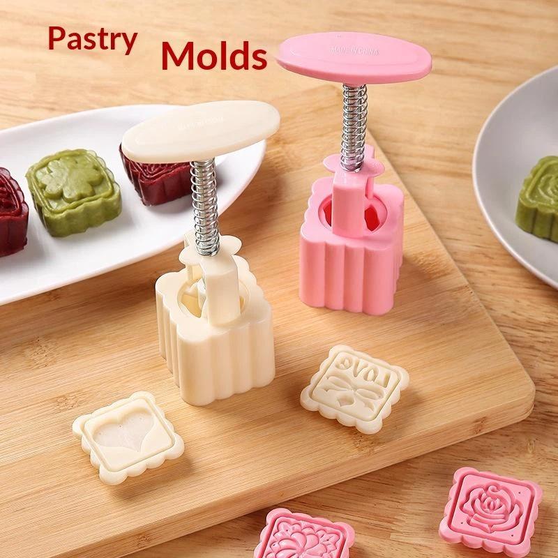 【HG】1 Set DIY Mooncake Mold Pl - Kitchen Baking Torch avis et prix