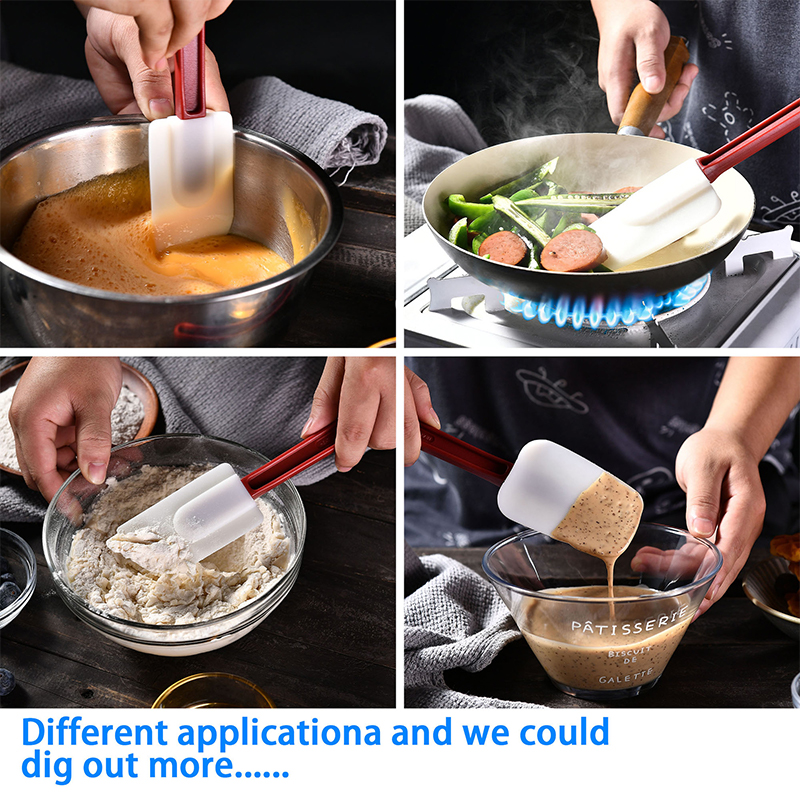 1/2Pcs Silicone Butter Scraper - Kitchen Baking Torch avis et prix