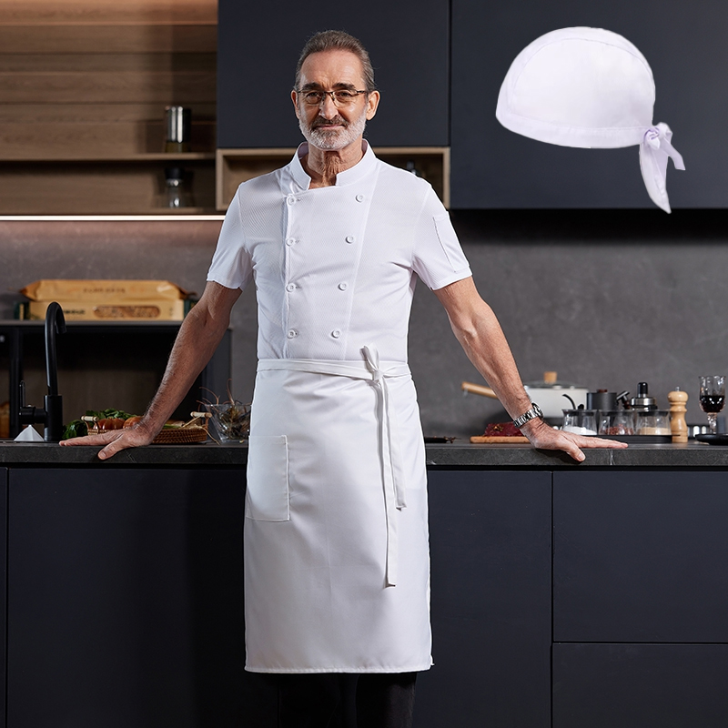 Chef Uniform 3-piece Set Whole - Kitchen Set Bakery avis et prix