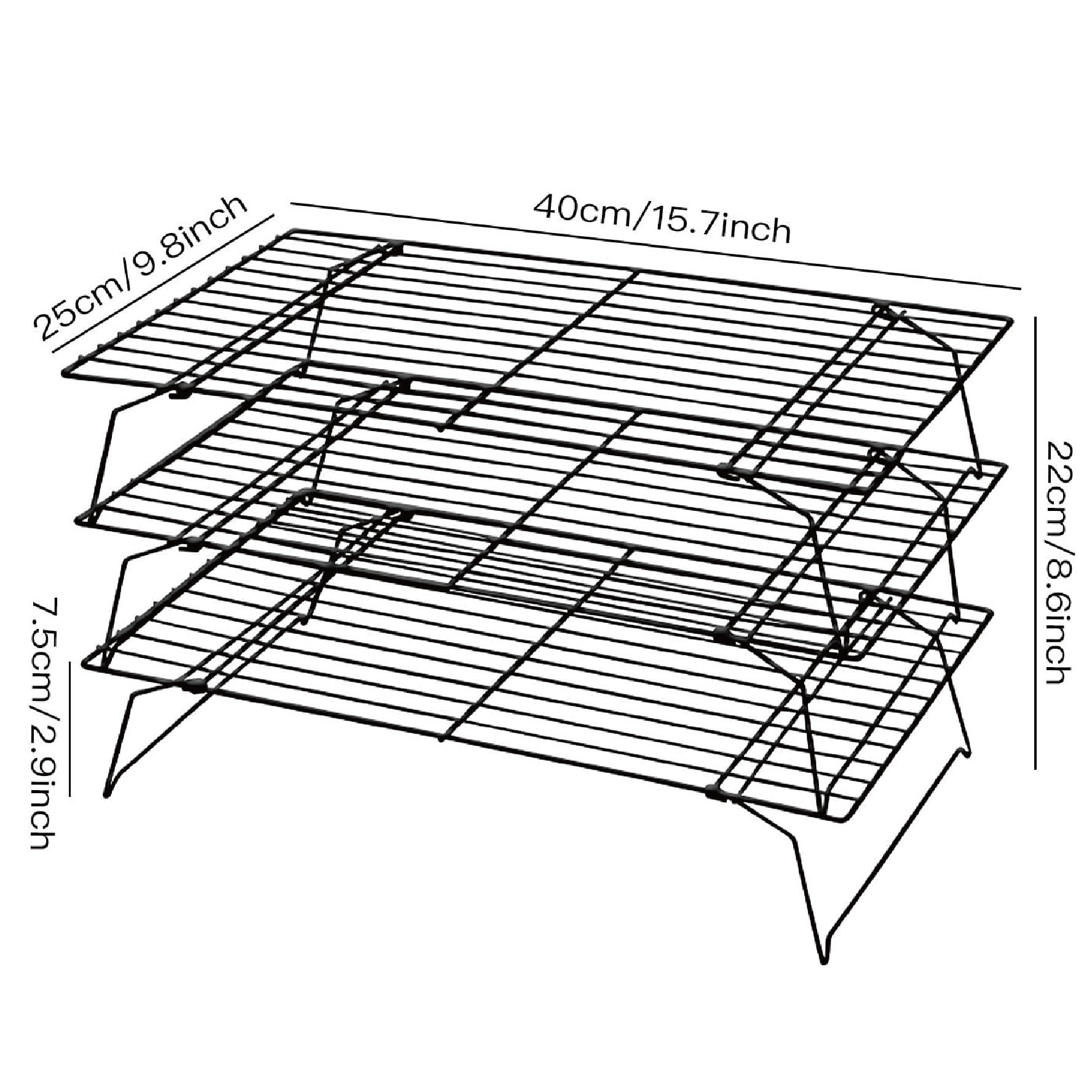 3-Tier Cooling Racks, Stackabl - Kitchen Baking Supplies avis et prix