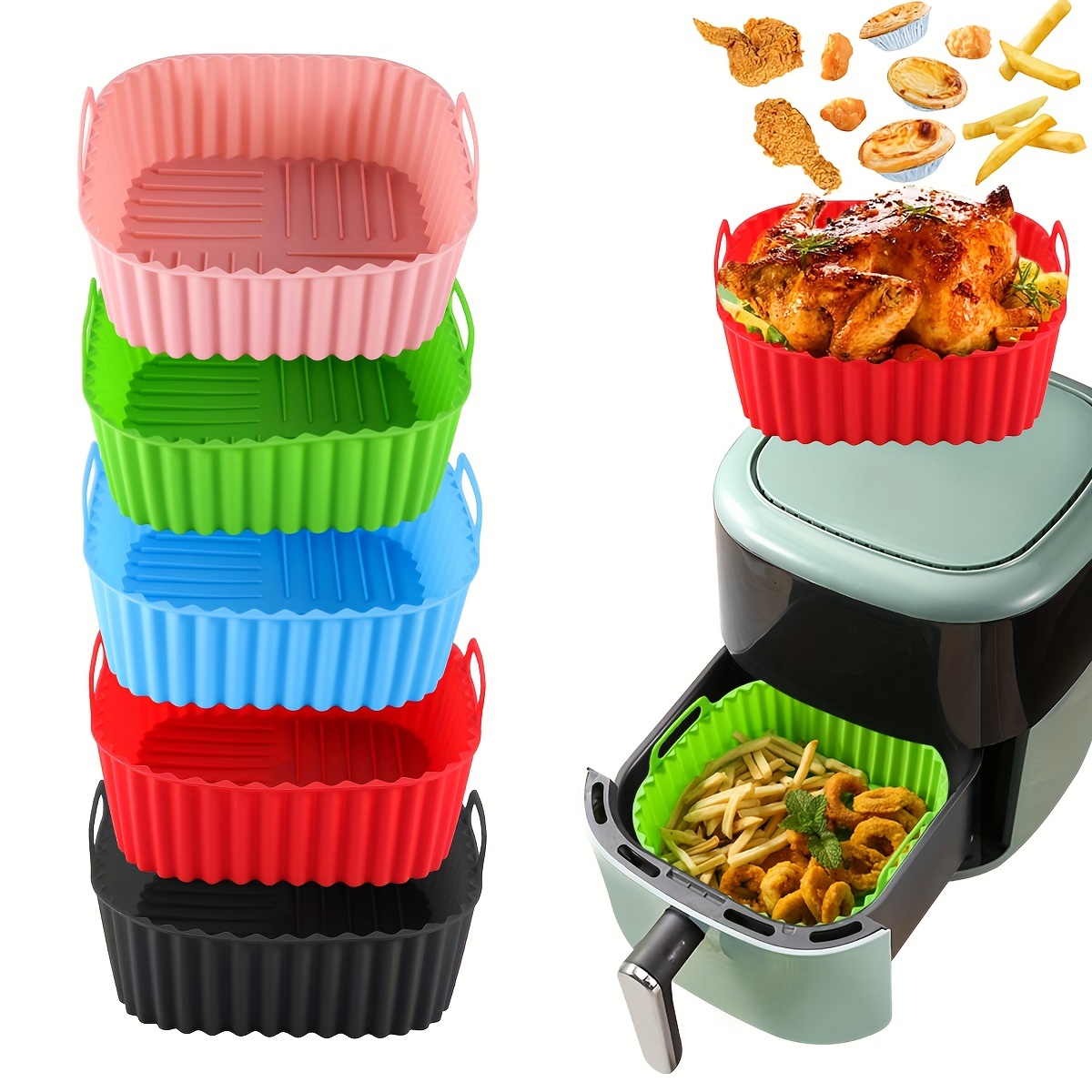 1 square silicone air fryer li - Kitchen Baking Oven avis et prix