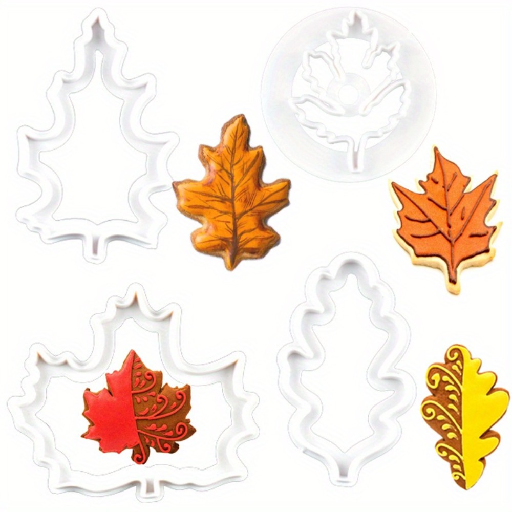 4Pcs Set Fall Leaf Cookie Cutt - Cookie Cutter Set avis et prix