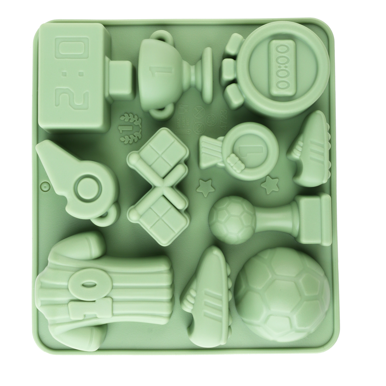 1 Green Football-Themed Silico - Silicone Cake Mold avis et prix
