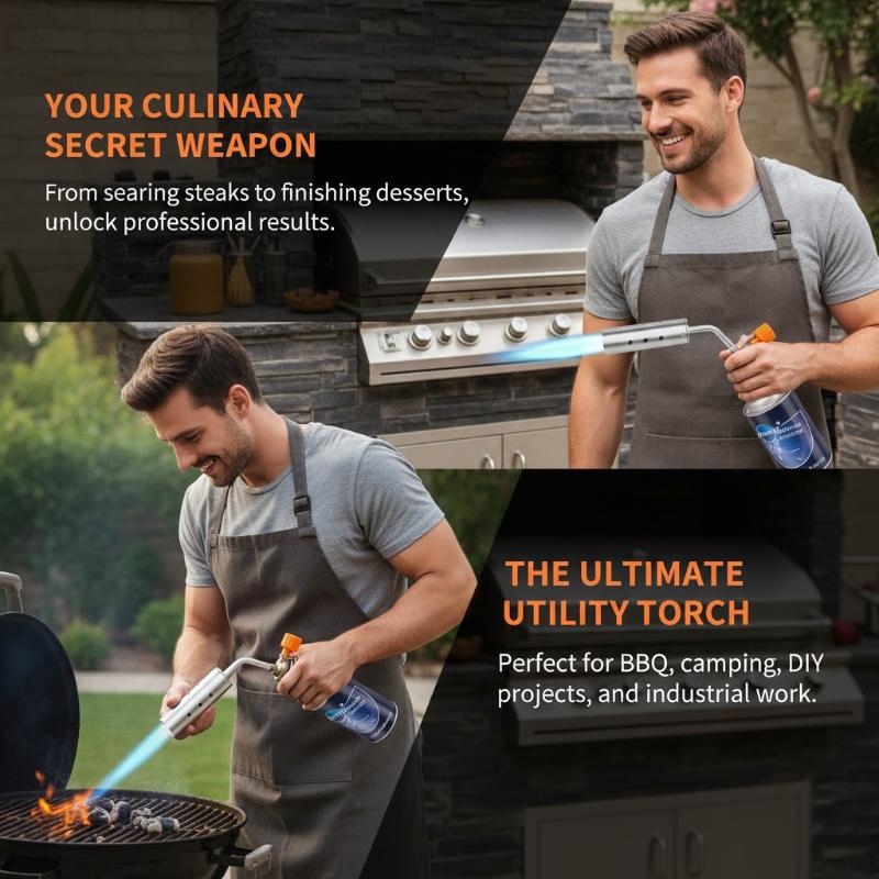 Butane Gas Torch Adjustable Co - Kitchen Baking Torch avis et prix
