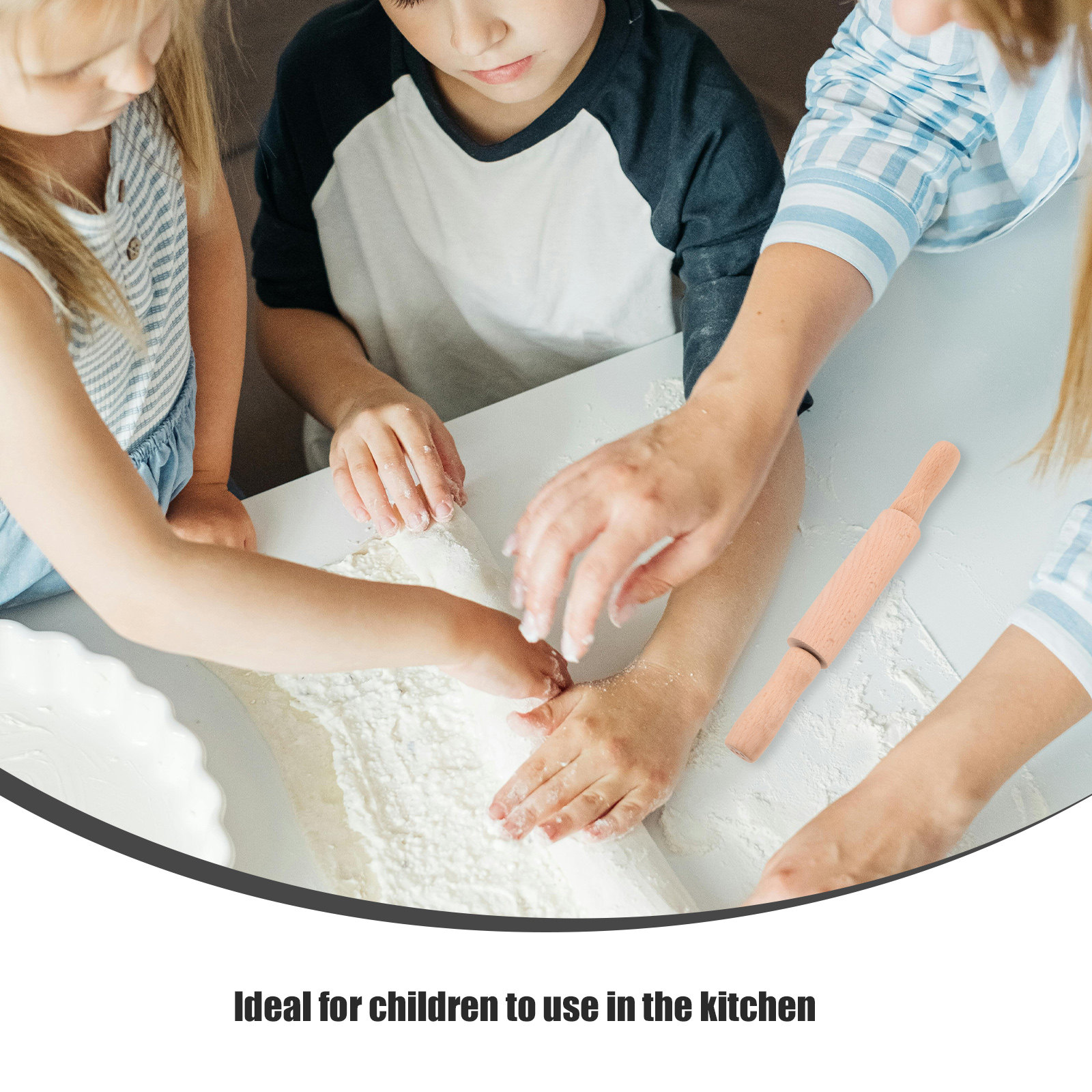 Mini Rolling Pin Wooden Small  - Baking Kitchen For Kids avis et prix