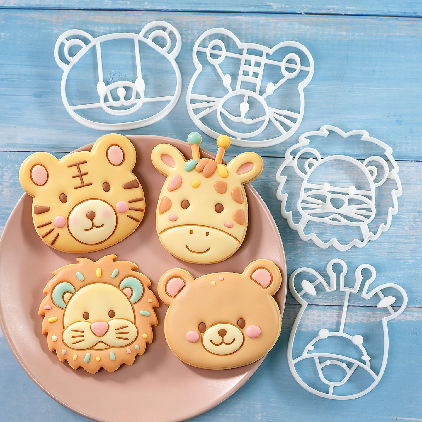 4 Pcs Animal Cookie Cutters Se - Cookie Cutter Set avis et prix