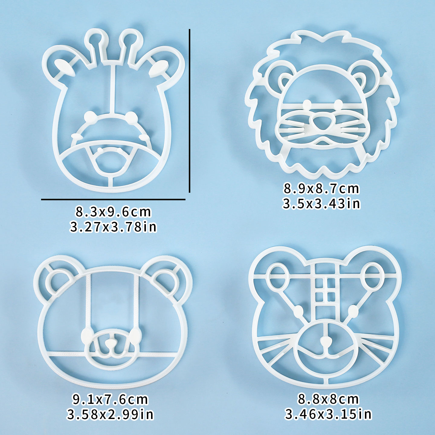 4 Pcs Animal Cookie Cutters Se - Cookie Cutter Set avis et prix