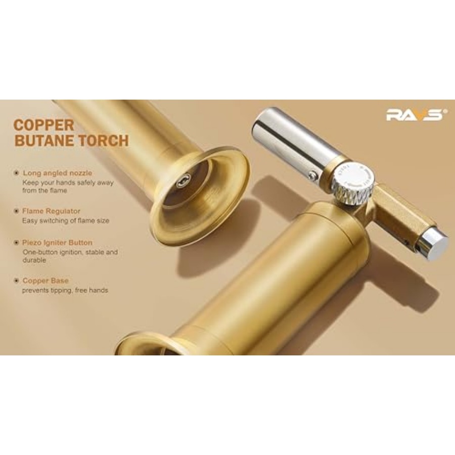 Copper Butane Torch Lighter, R - Kitchen Baking Torch avis et prix