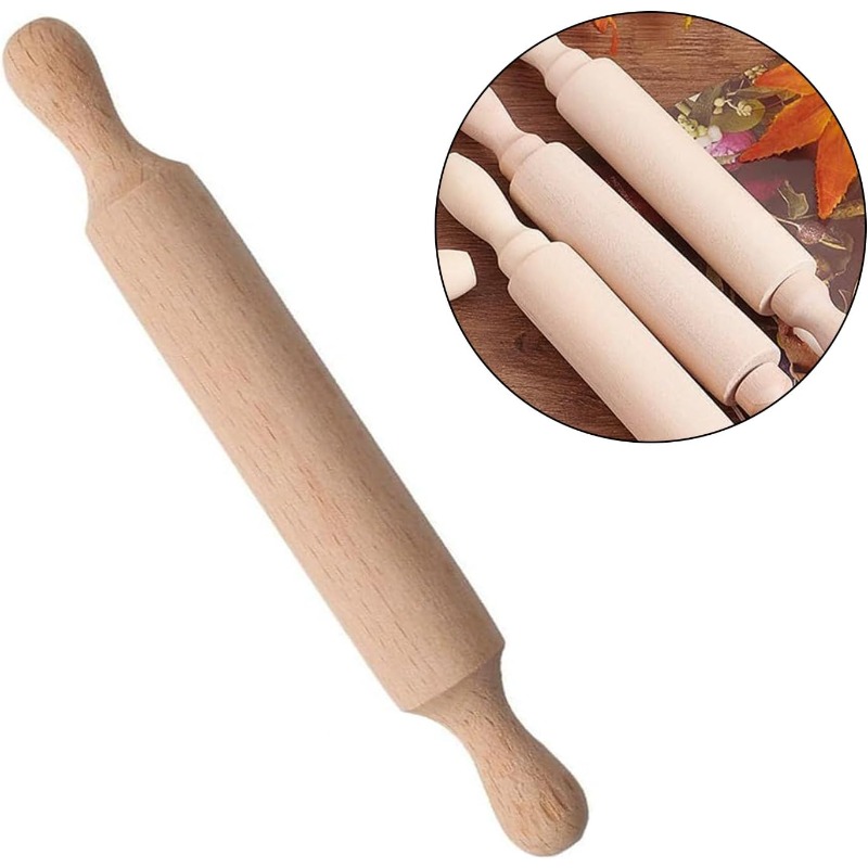 Wooden Mini Rolling Pin for Ki - Baking Kitchen For Kids avis et prix