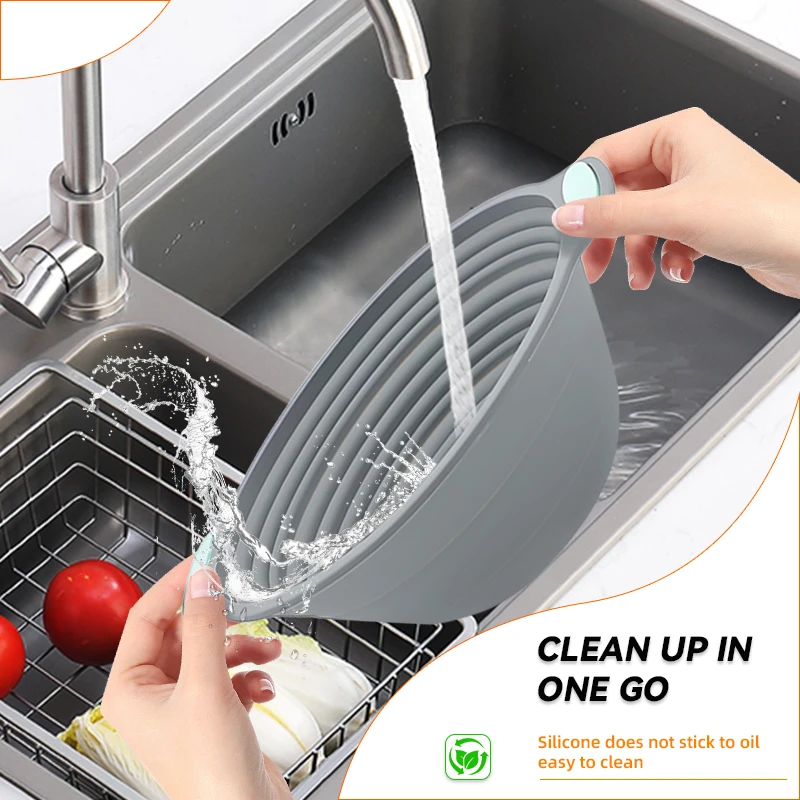 1PC Silicone Foldable Banneton - Kitchen Baking Bowls avis et prix