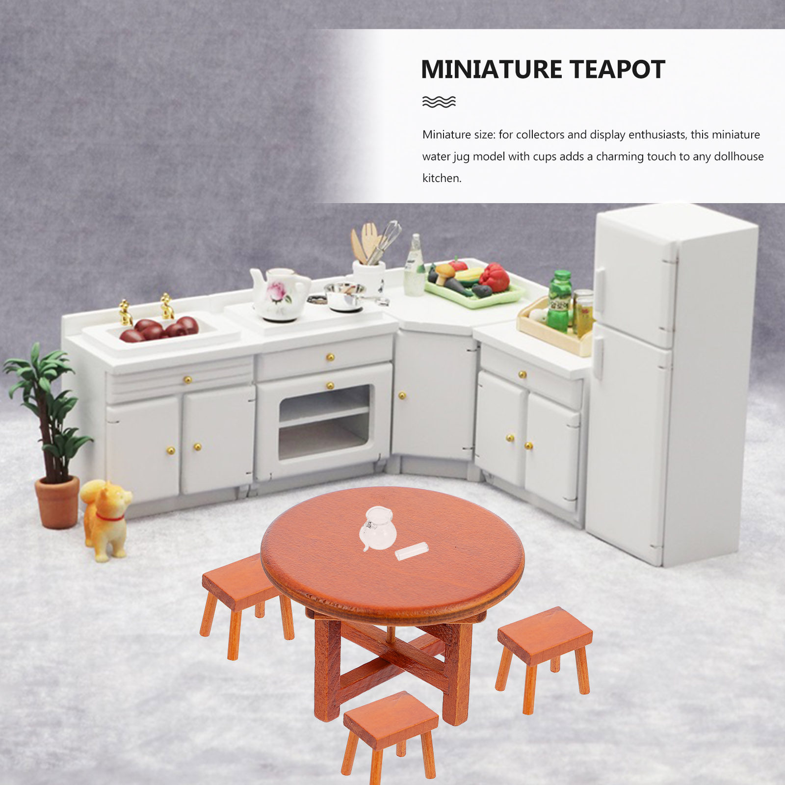 1Set Micro Miniature Kitchen W - Kitchen Glass Baking Set avis et prix