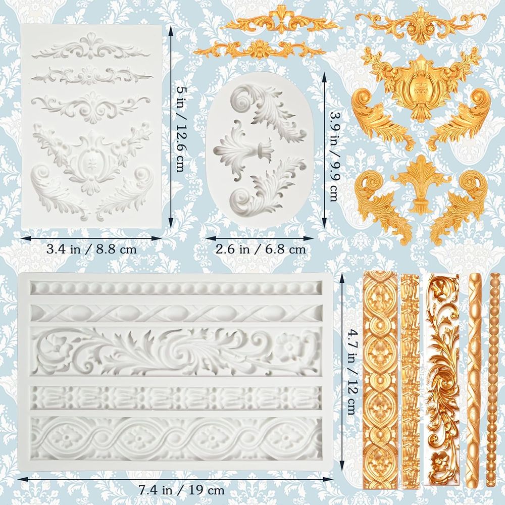 Baroque Style Silicone Molds f - Silicone Cake Mold avis et prix