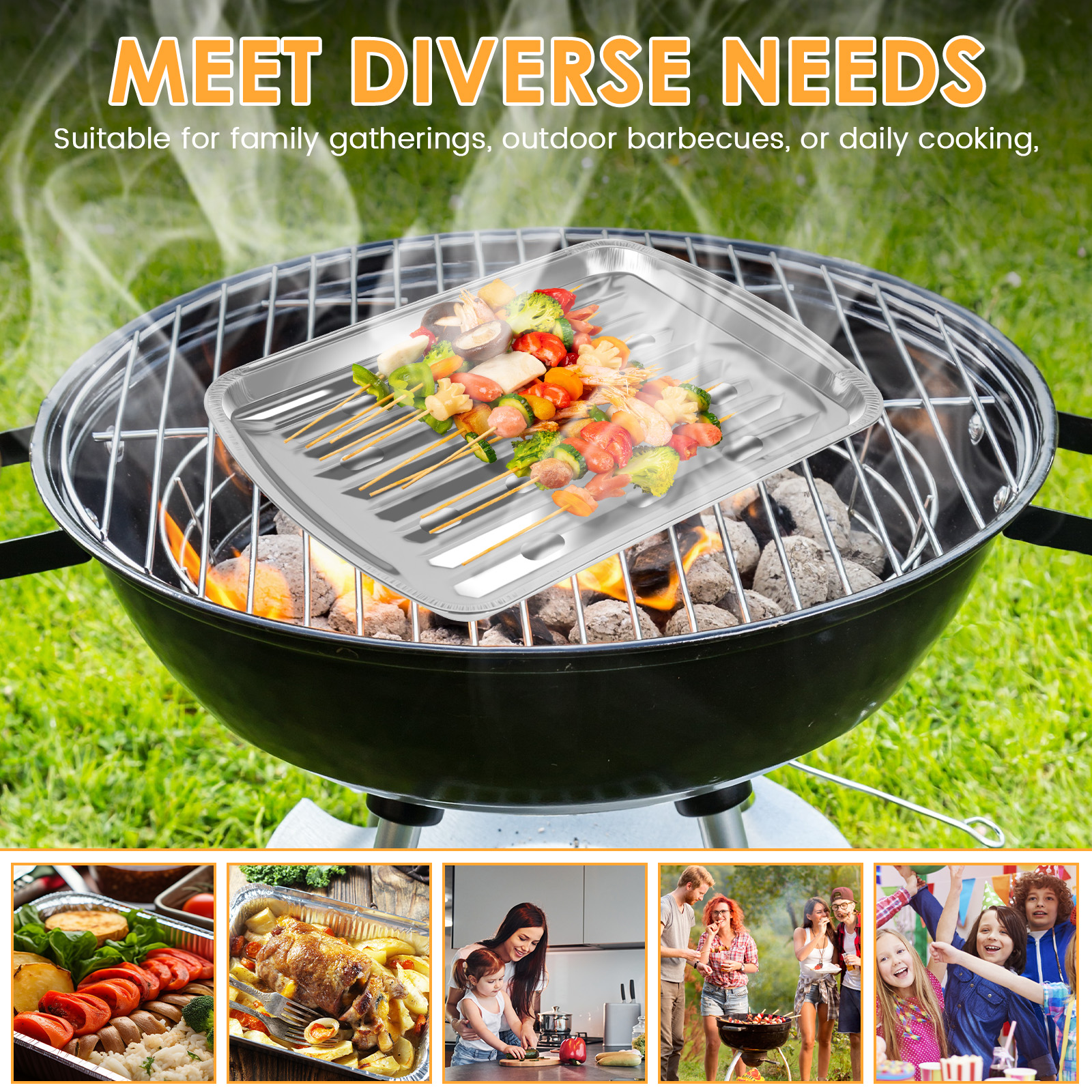 Aluminum Foil Trays Non-Stick  - Kitchen Baking Bowls avis et prix