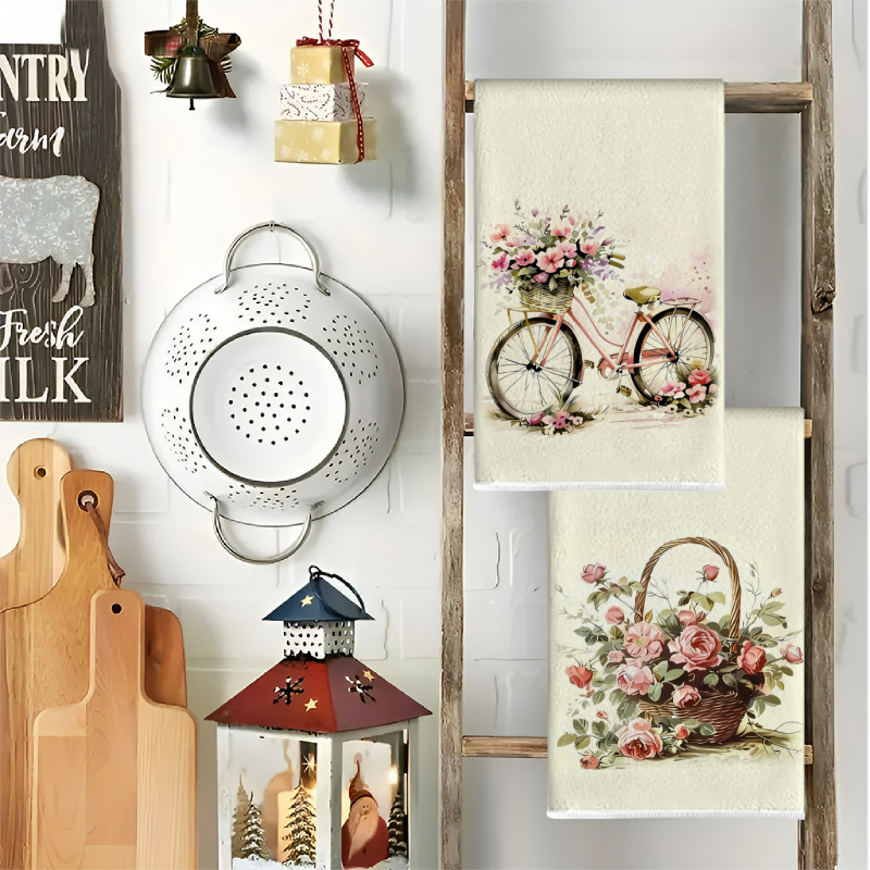2Pcs, Flower Cart + Rose Baske - Kitchen Baking Cart avis et prix
