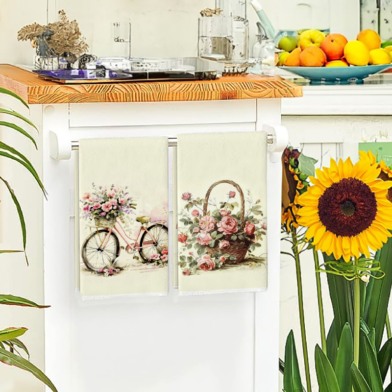 2Pcs, Flower Cart + Rose Baske - Kitchen Baking Cart avis et prix